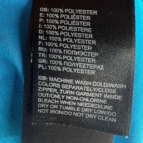 THE NORTH FACE MEN’S TECH SHIRT MEDIUM FLASHDRY BLUE SHORT SLEEVE - Picture 9 of 9